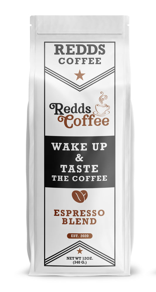 Redds Coffee Espresso Blend Whole Bean 12 oz